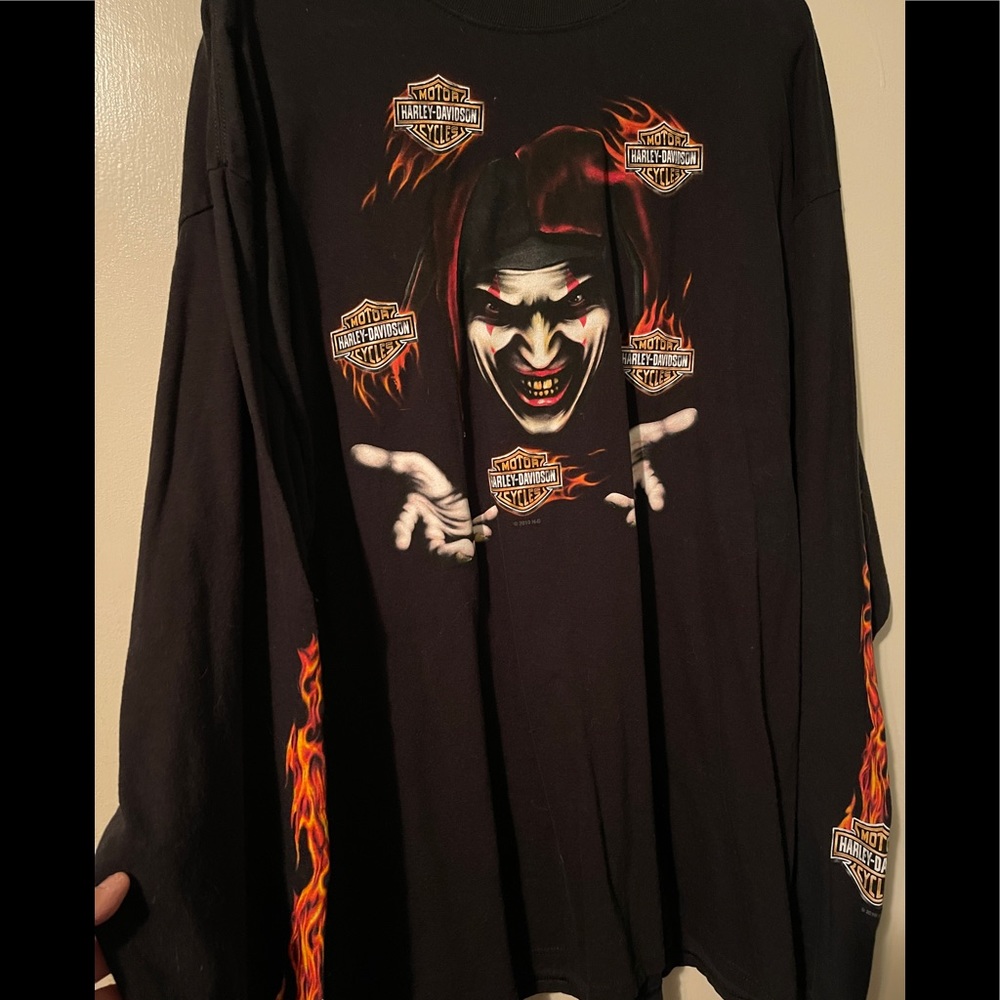 Harley Davidson black graphic tshirt